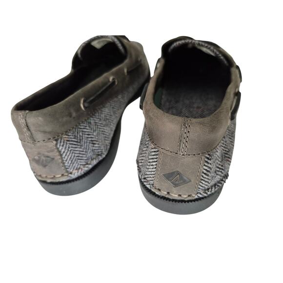 Sperry Top Sider Men Daytona 2 Eye Tailored Boat Shoes Wool Grey US 10 - Picture 5 of 6